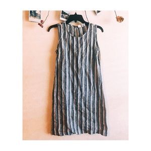 100% Linen Sleeveless Bib dress